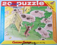 Curious George GETS A MEDAL 20pc Frame Tray Puzzle